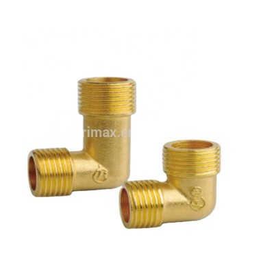 Brass Male Elbow/brass hose fittings elbow/underground water heating/90 degree pipe elbow