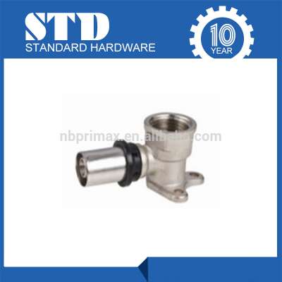 Wholesale press Fitting TH type/Wallplate Elbow Female/Brass Pipe Fitting